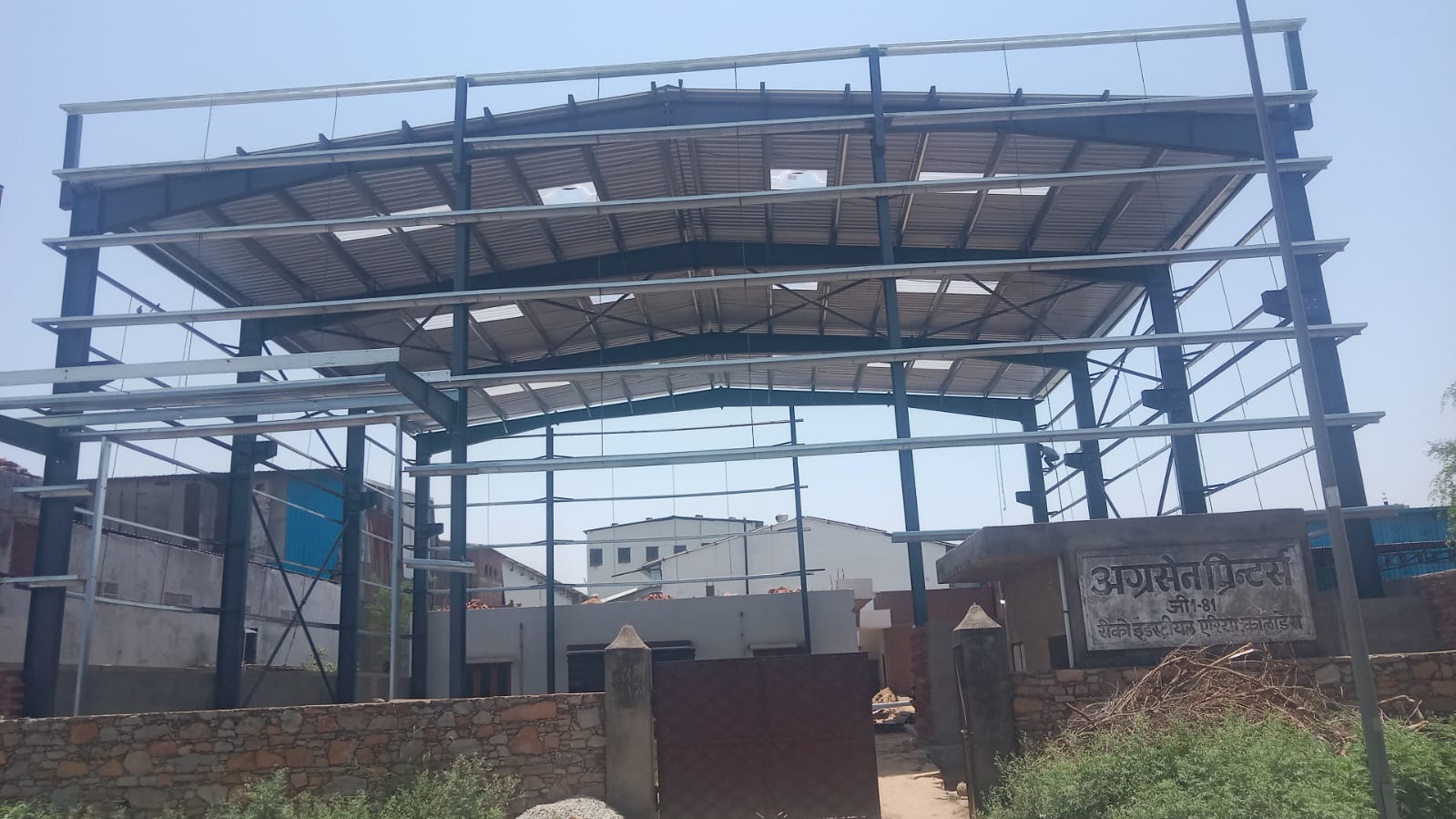 Rinnovare Recycling Factory Shed Construction Process