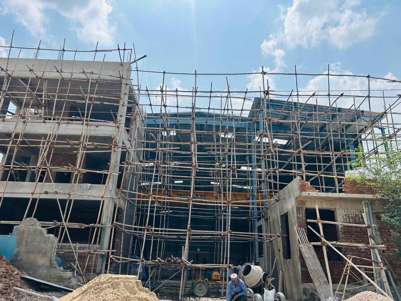 Agarwal Glass PEB Factory Construction - Sitapura Jaipur