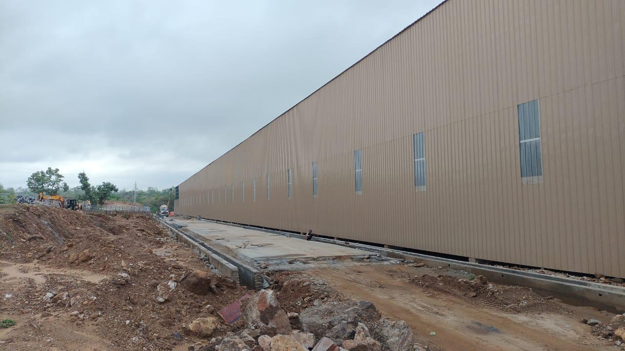 3S Minerals PEB Factory Building Construction - Udaipur