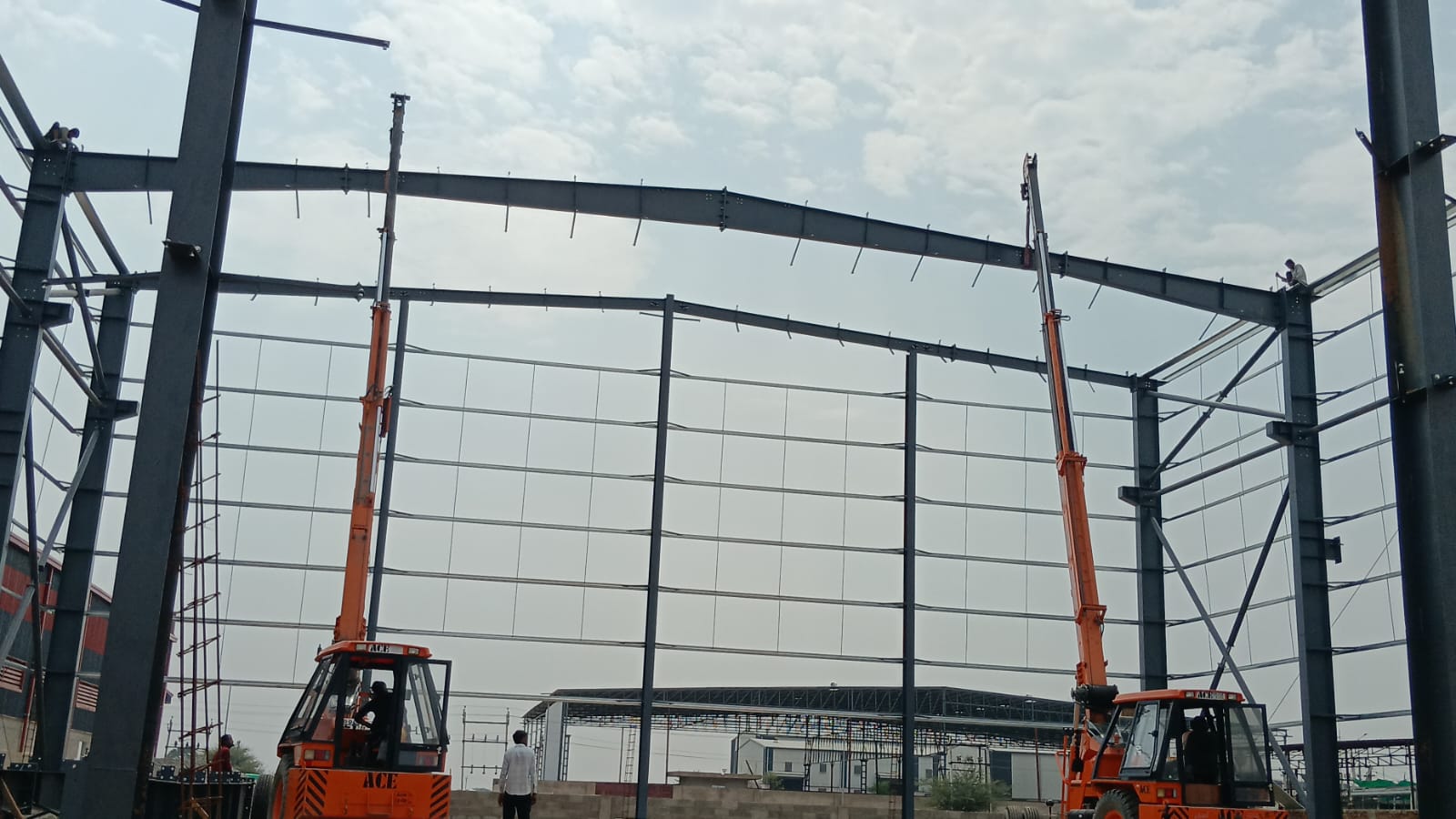Sun Industries Structural Steel Construction Progress
