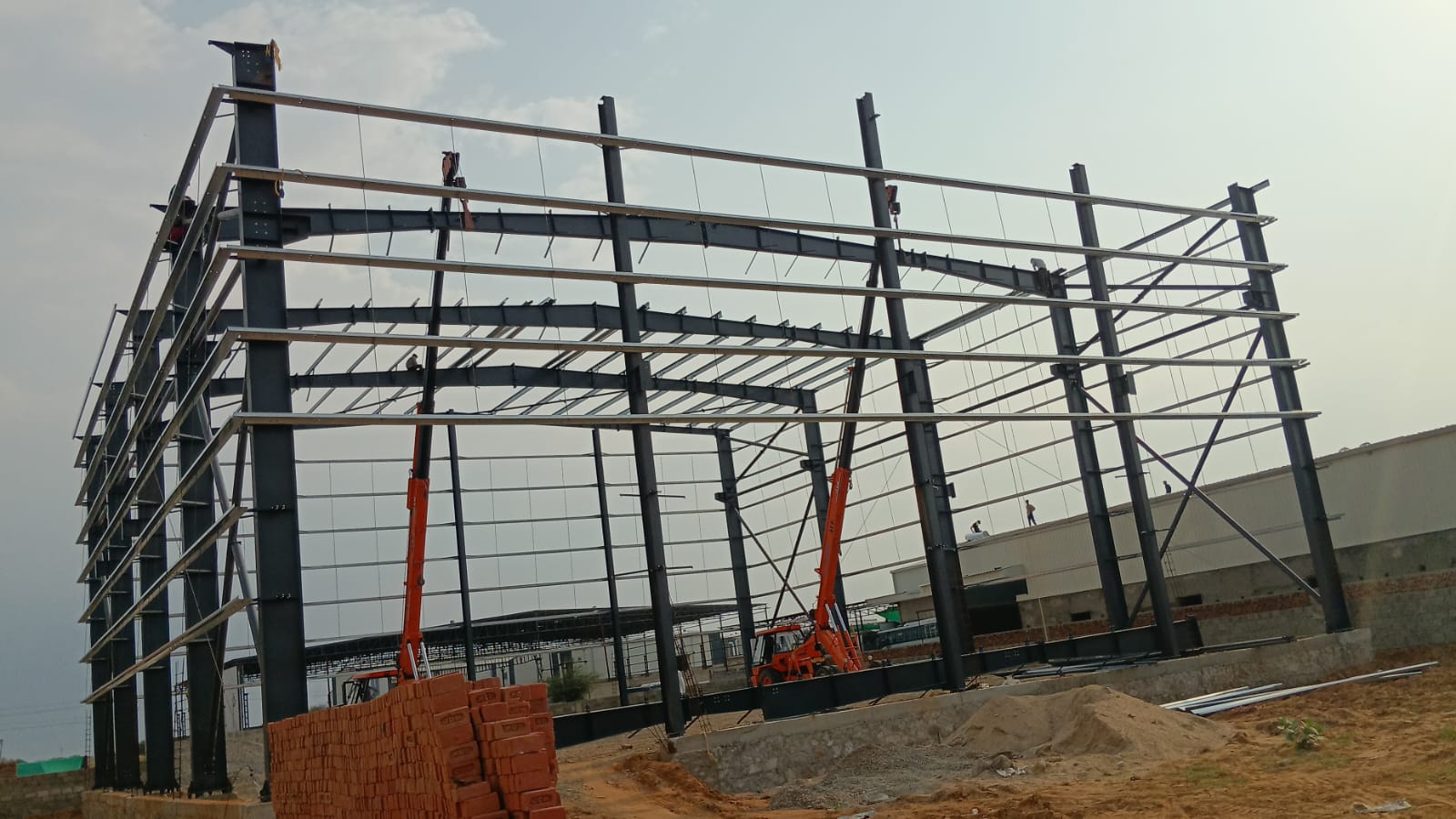 Sun Industries Industrial Building Under Construction Chitroli Bagru