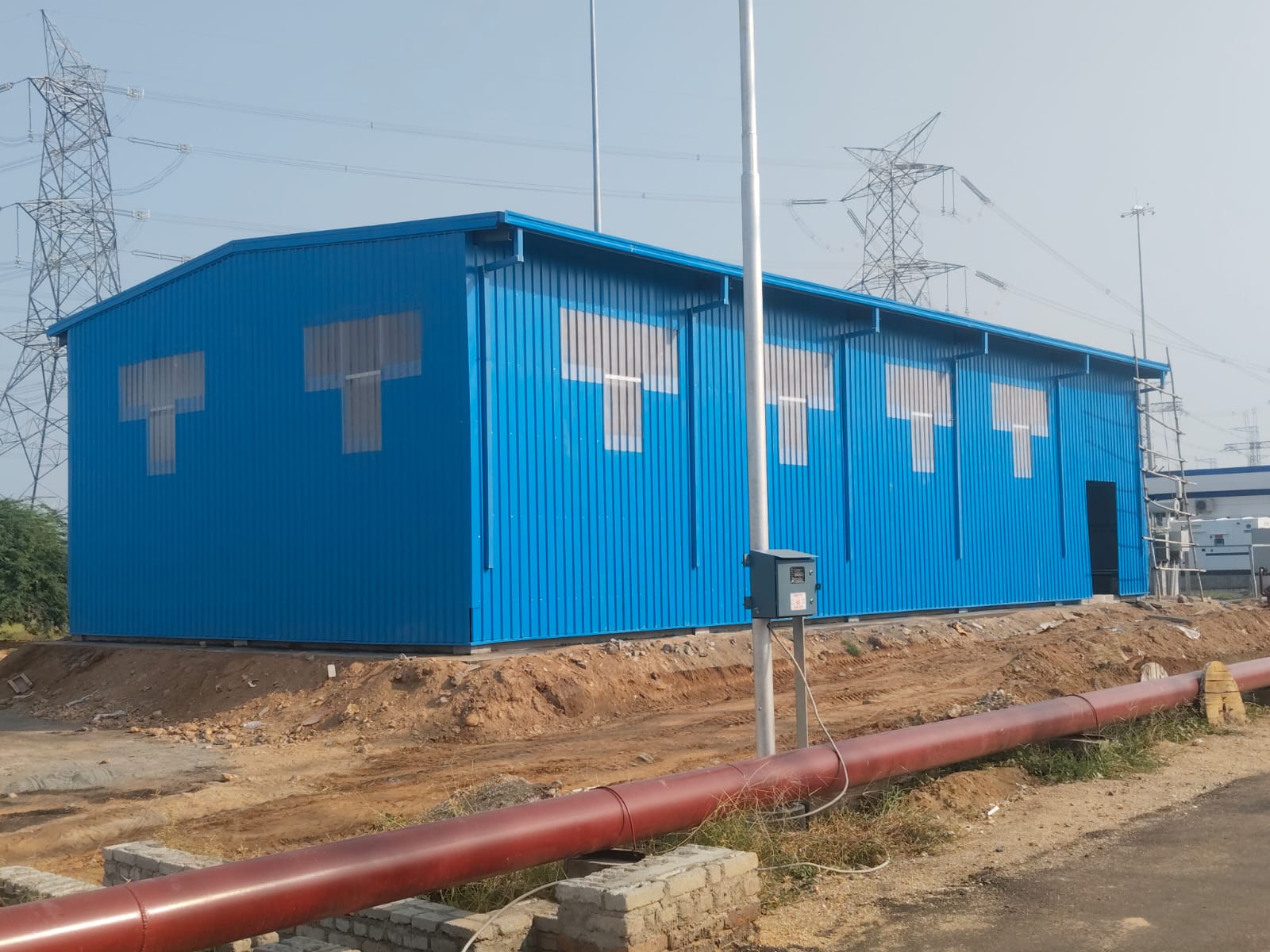 Sterlite Power Industrial Structure Site Beawar Rajasthan