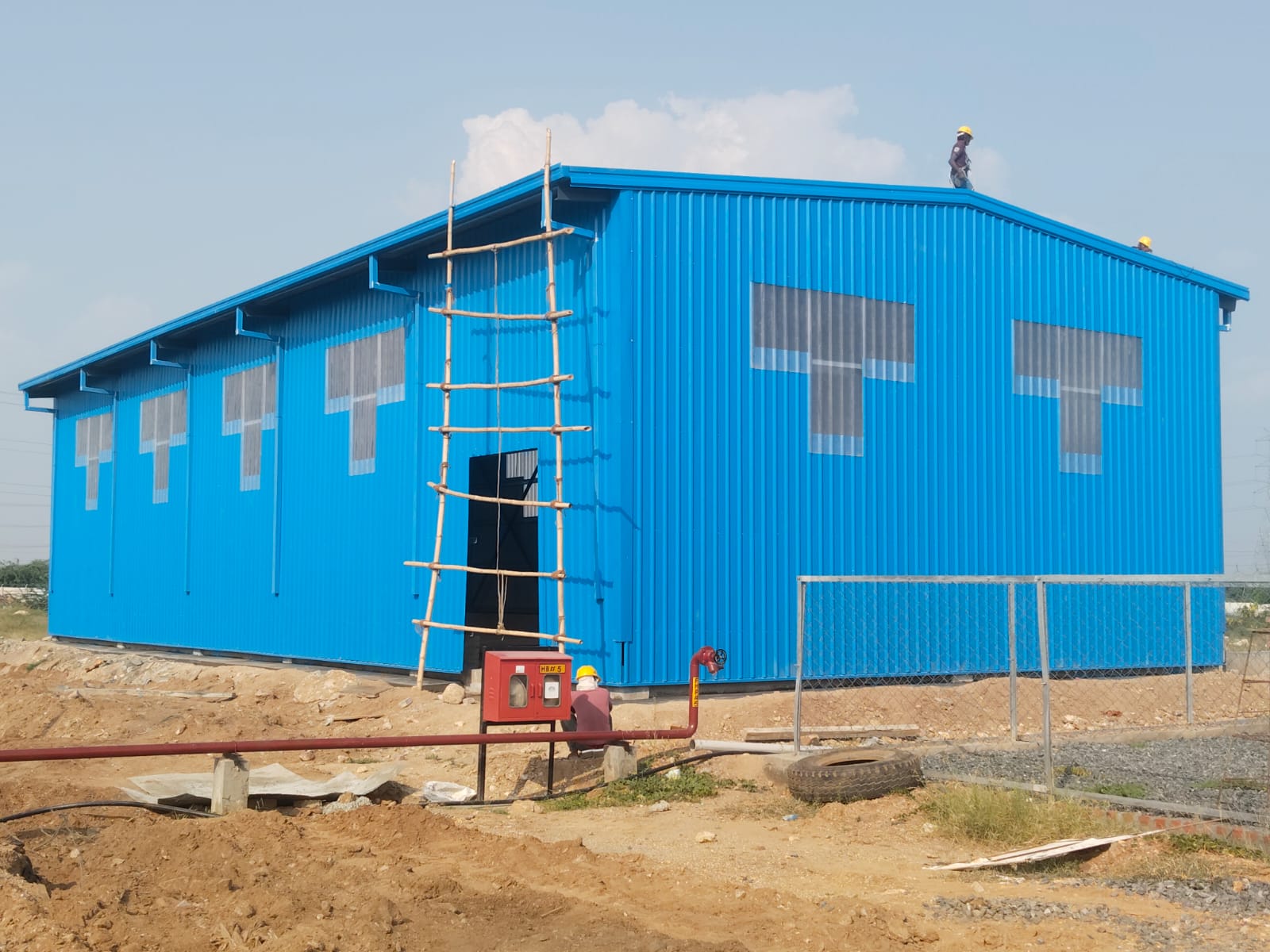 Sterlite Power PEB Facility Construction in Beawar Rajasthan
