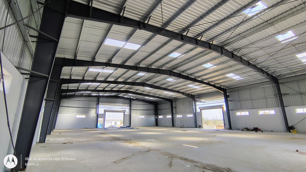 Yogi Stones PEB Warehouse Construction - Bagru