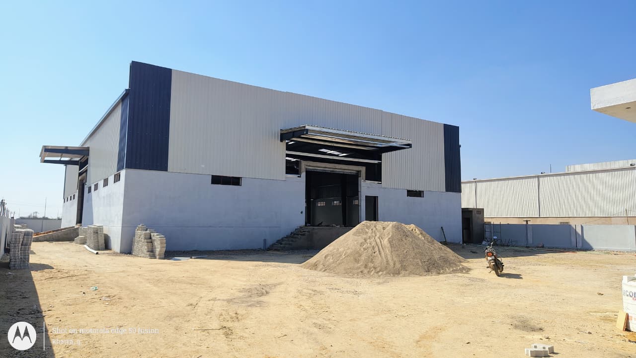 Yogi Stones PEB Warehouse Building Bagru